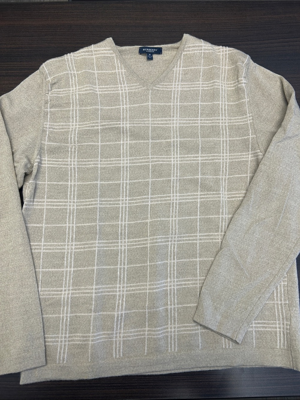 Burberry men’s sweater - Size M - Made in Italy